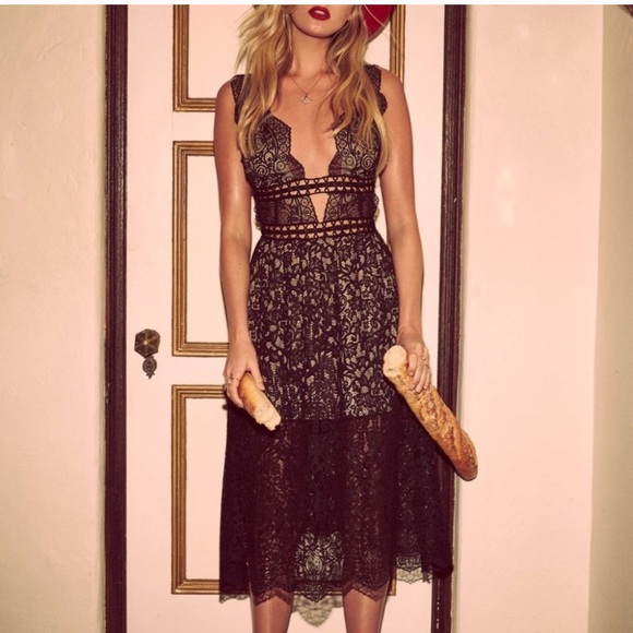 For Love And Lemons Dresses & Skirts - For Love and Lemons Mon Cheri Midi Dress